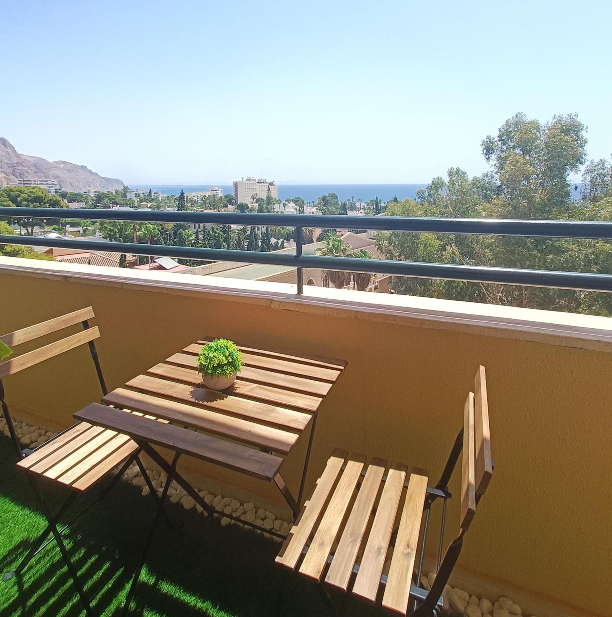 Geminis 504 Suite Con Terraza Y Vistas Al Mar Aguadulce  Eksteriør bilde